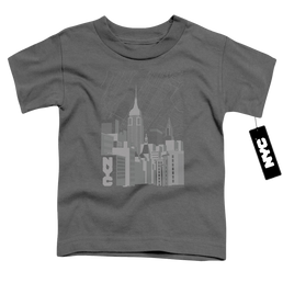 New York City Manhattan Monochrome Toddler T-Shirt Toddler T-Shirt New York City   