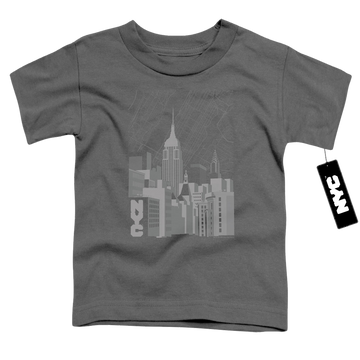 New York City Manhattan Monochrome Toddler T-Shirt Toddler T-Shirt New York City   