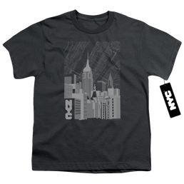 New York City Manhattan Monochrome Youth T-Shirt (Ages 8-12) Youth T-Shirt (Ages 8-12) New York City   