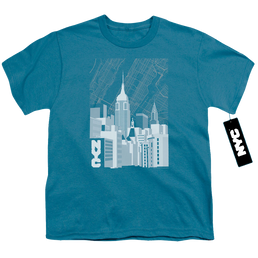 Nyc Manhattan Monochrome - Youth T-Shirt Youth T-Shirt (Ages 8-12) New York City   