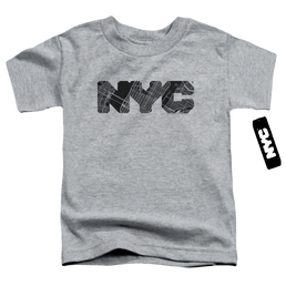 NYC Nyc Map Fill - Kid's T-Shirt Kid's T-Shirt (Ages 4-7) New York City   