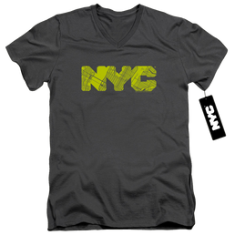 NYC Nyc Map Fill - Men's V-Neck T-Shirt Men's V-Neck T-Shirt New York City   