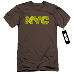 NYC Nyc Map Fill - Men's Premium Slim Fit T-Shirt Men's Premium Slim Fit T-Shirt New York City   