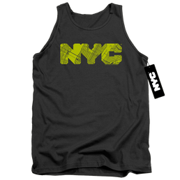NYC Nyc Map Fill - Men's Tank Top Men's Tank New York City   