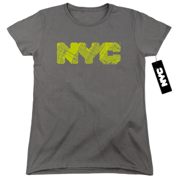 New York City Nyc Map Fill Women's T-Shirt Women's T-Shirt New York City   