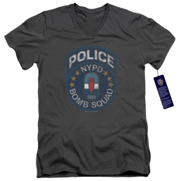 New York City Bomb Squad Men's V-Neck T-Shirt Men's V-Neck T-Shirt New York City   