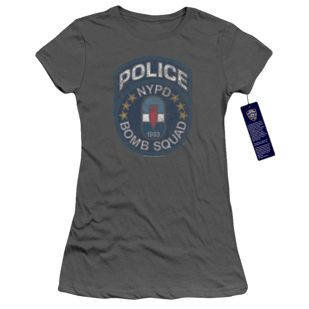 New York City Bomb Squad Juniors T-Shirt Juniors T-Shirt New York City   