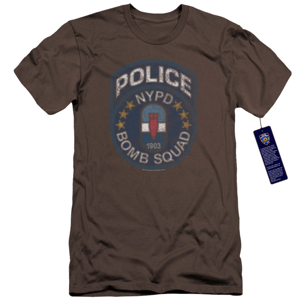 New York City Bomb Squad Men's Premium Slim Fit T-Shirt Men's Premium Slim Fit T-Shirt New York City   