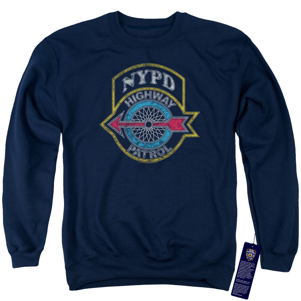 New York City Highway Patrol Men's Crewneck Sweatshirt Men's Crewneck Sweatshirt New York City   