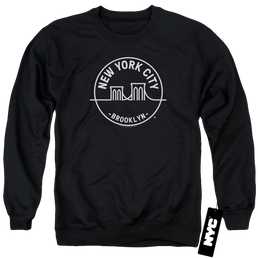 New York City See Nyc Brooklyn Men's Crewneck Sweatshirt Men's Crewneck Sweatshirt New York City   