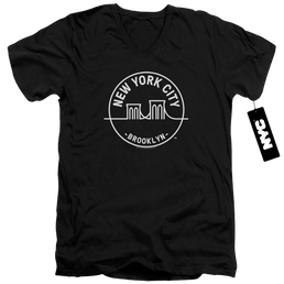 New York City See Nyc Brooklyn Men's V-Neck T-Shirt Men's V-Neck T-Shirt New York City   
