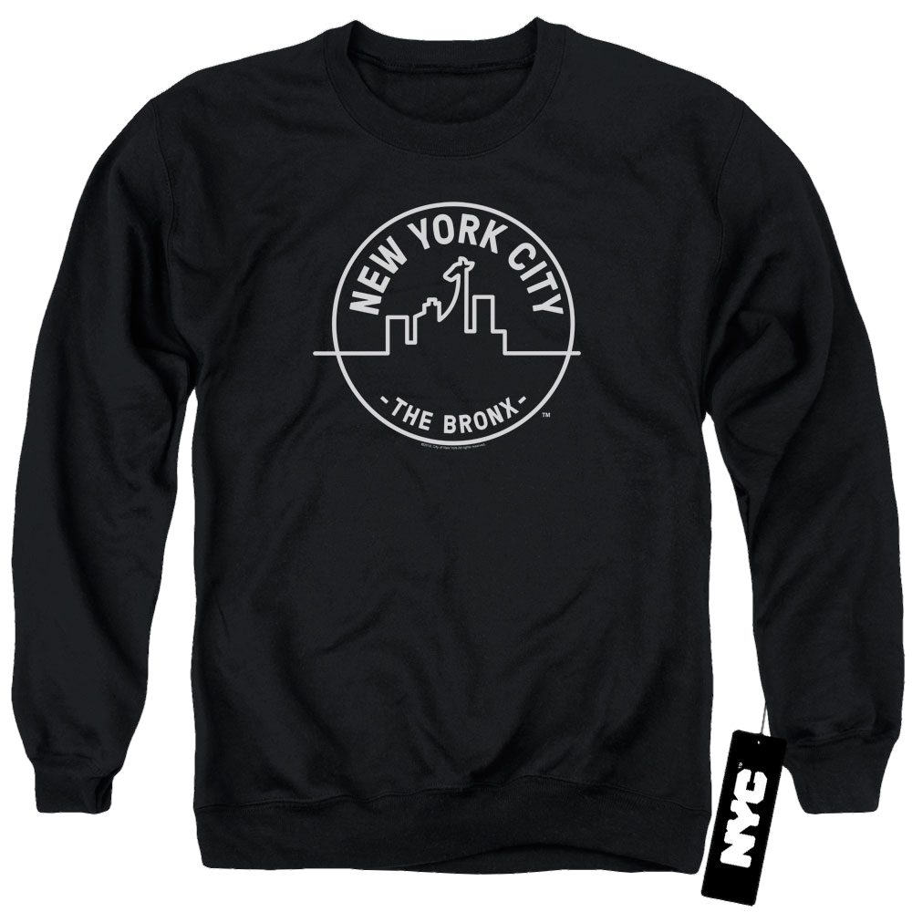 New York City See Nyc Bronx Men's Crewneck Sweatshirt Men's Crewneck Sweatshirt New York City   