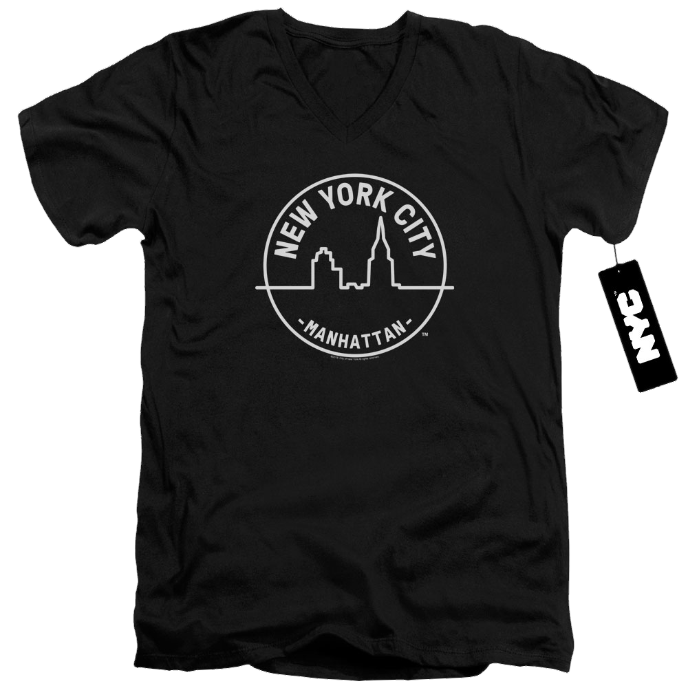 New York City See Nyc Manhattan Men's V-Neck T-Shirt Men's V-Neck T-Shirt New York City   