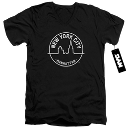 New York City See Nyc Manhattan Men's V-Neck T-Shirt Men's V-Neck T-Shirt New York City   