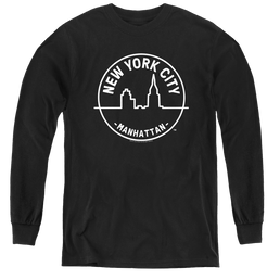 Nyc See Nyc Manhattan - Youth Long Sleeve T-Shirt Youth Long Sleeve T-Shirt New York City   