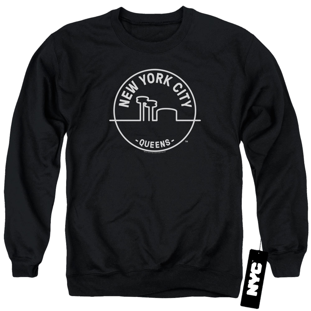 New York City See Nyc Queens Men's Crewneck Sweatshirt Men's Crewneck Sweatshirt New York City   