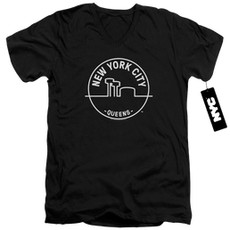 New York City See Nyc Queens Men's V-Neck T-Shirt Men's V-Neck T-Shirt New York City   