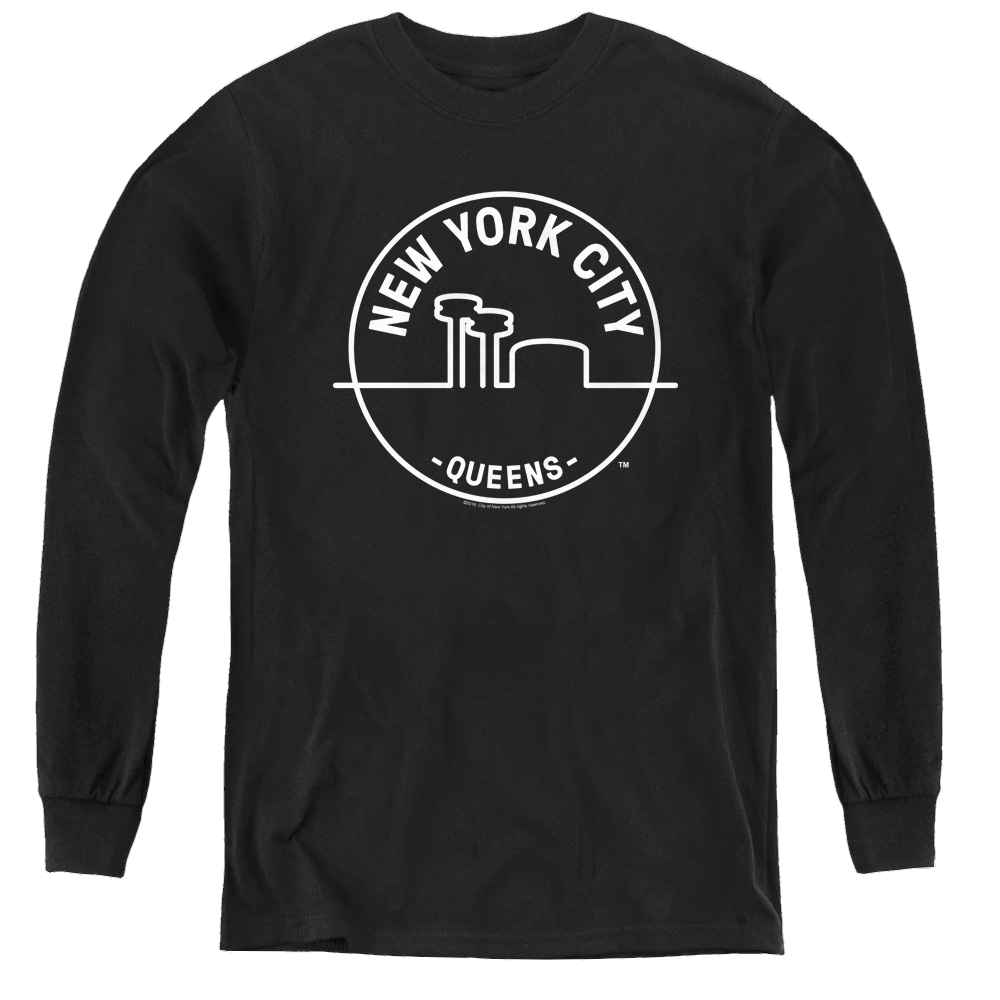 Nyc See Nyc Queens - Youth Long Sleeve T-Shirt Youth Long Sleeve T-Shirt New York City   