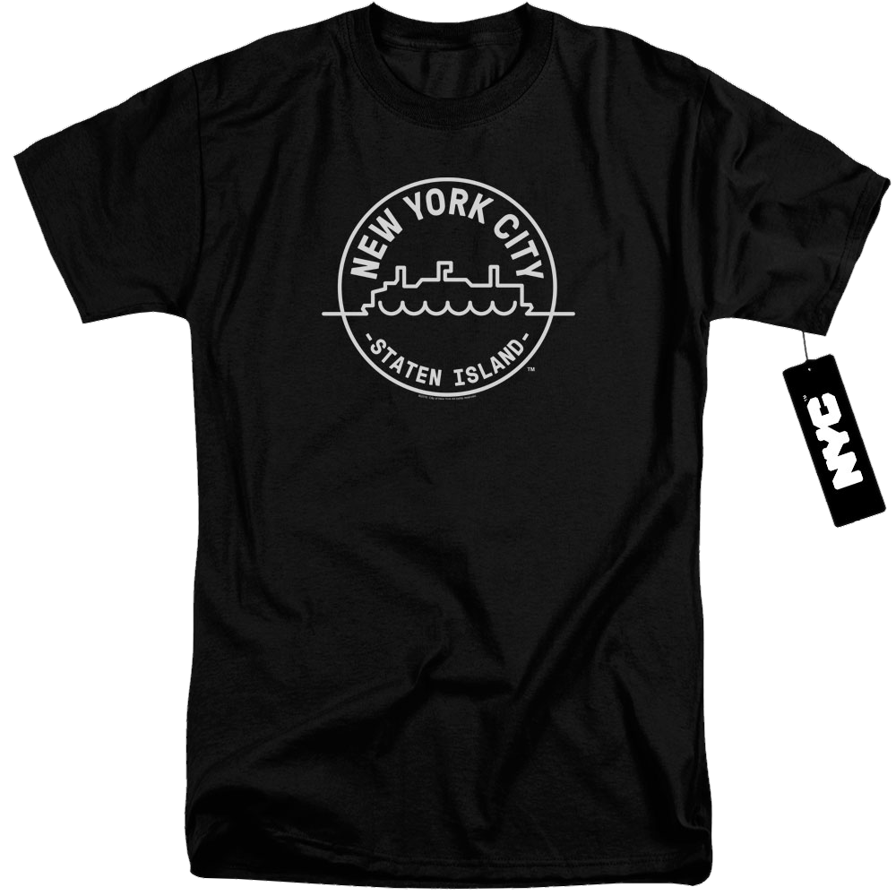 New York City See Nyc Staten Island Men's Tall Fit T-Shirt Men's Tall Fit T-Shirt New York City   