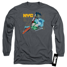 New York City Five Boroughs Men's Long Sleeve T-Shirt Men's Long Sleeve T-Shirt New York City   