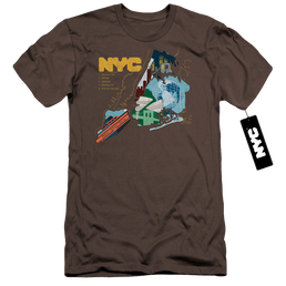 New York City Five Boroughs Men's Premium Slim Fit T-Shirt Men's Premium Slim Fit T-Shirt New York City   