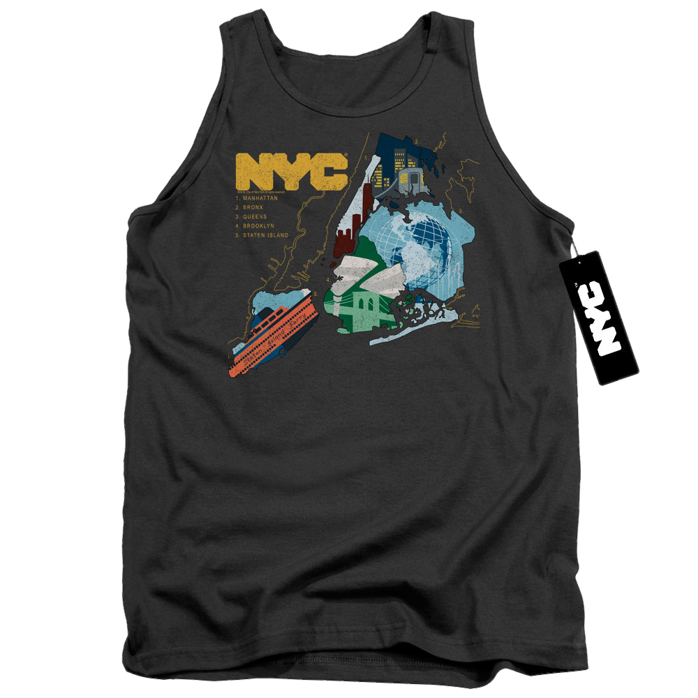 New York City Five Boroughs Men's Tank Men's Tank New York City   