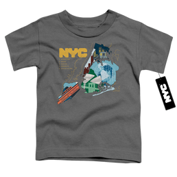 New York City Five Boroughs Toddler T-Shirt Toddler T-Shirt New York City   
