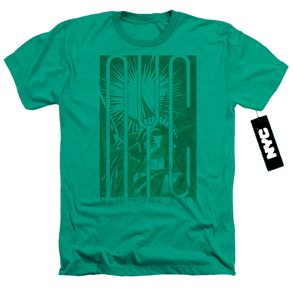 New York City Liberty Men's Heather T-Shirt Men's Heather T-Shirt New York City   