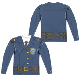 NYC Police Uniform (Front/Back Print) - Men's All-Over Print Long Sleeve Men's All-Over Print Long Sleeve New York City   