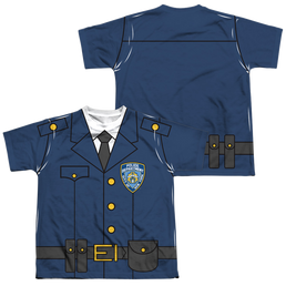 NYC Police Uniform (Front/Back Print) - Youth All-Over Print T-Shirt Youth All-Over Print T-Shirt (Ages 8-12) New York City   