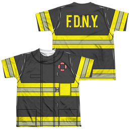 NYC Firefighter Uniform (Front/Back Print) - Youth All-Over Print T-Shirt Youth All-Over Print T-Shirt (Ages 8-12) New York City   