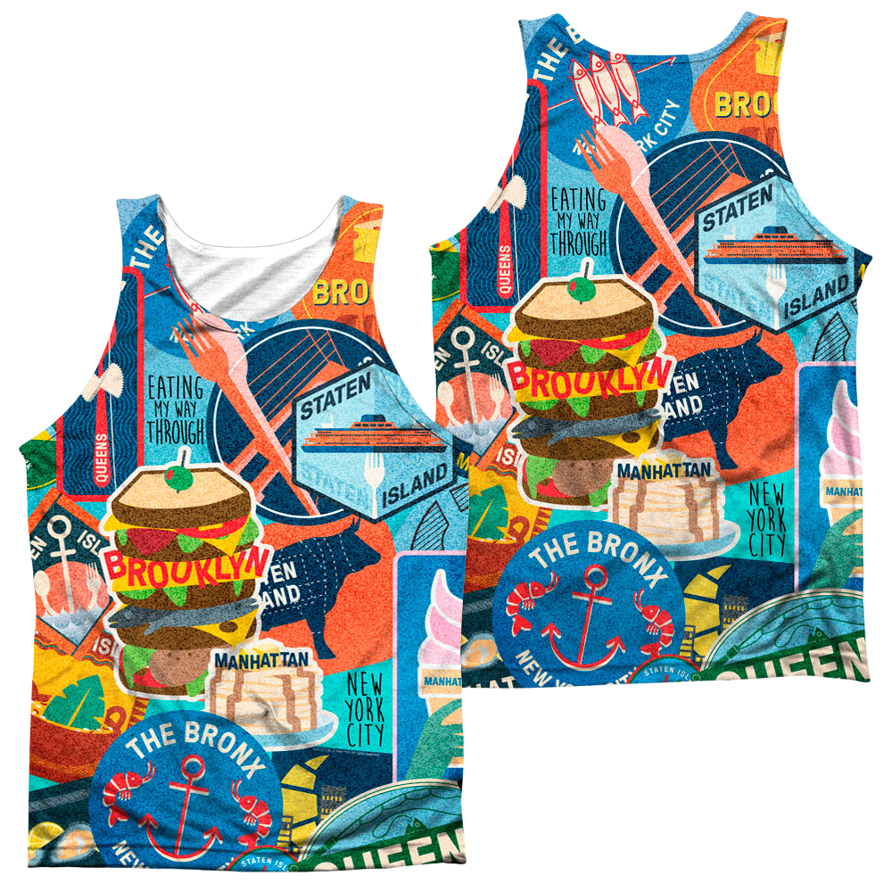 New York City Eating Nyc Men's All Over Print Tank Men's All Over Print Tank New York City   