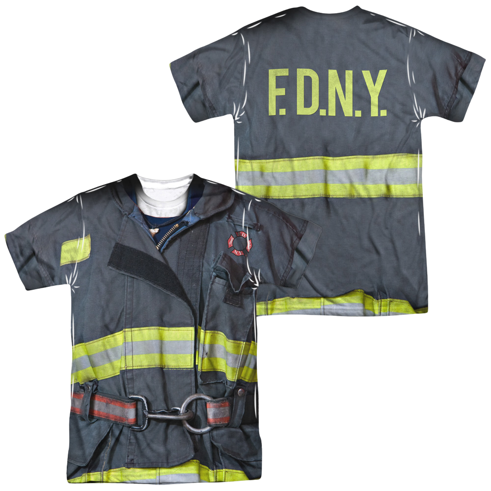 NYC Fdny Uniform (Front/Back Print) - Men's All-Over Print T-Shirt Men's All-Over Print T-Shirt New York City   