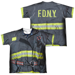 NYC Fdny Uniform (Front/Back Print) - Youth All-Over Print T-Shirt Youth All-Over Print T-Shirt (Ages 8-12) New York City   