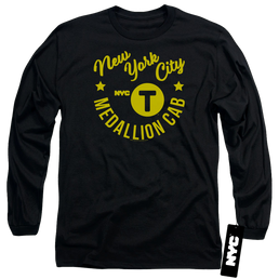 New York City Nyc Hipster Taxi Tee Men's Long Sleeve T-Shirt Men's Long Sleeve T-Shirt New York City   