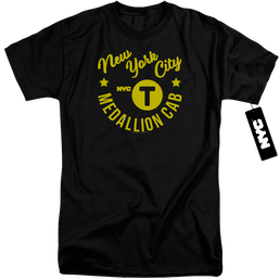 New York City Nyc Hipster Taxi Tee Men's Tall Fit T-Shirt Men's Tall Fit T-Shirt New York City   