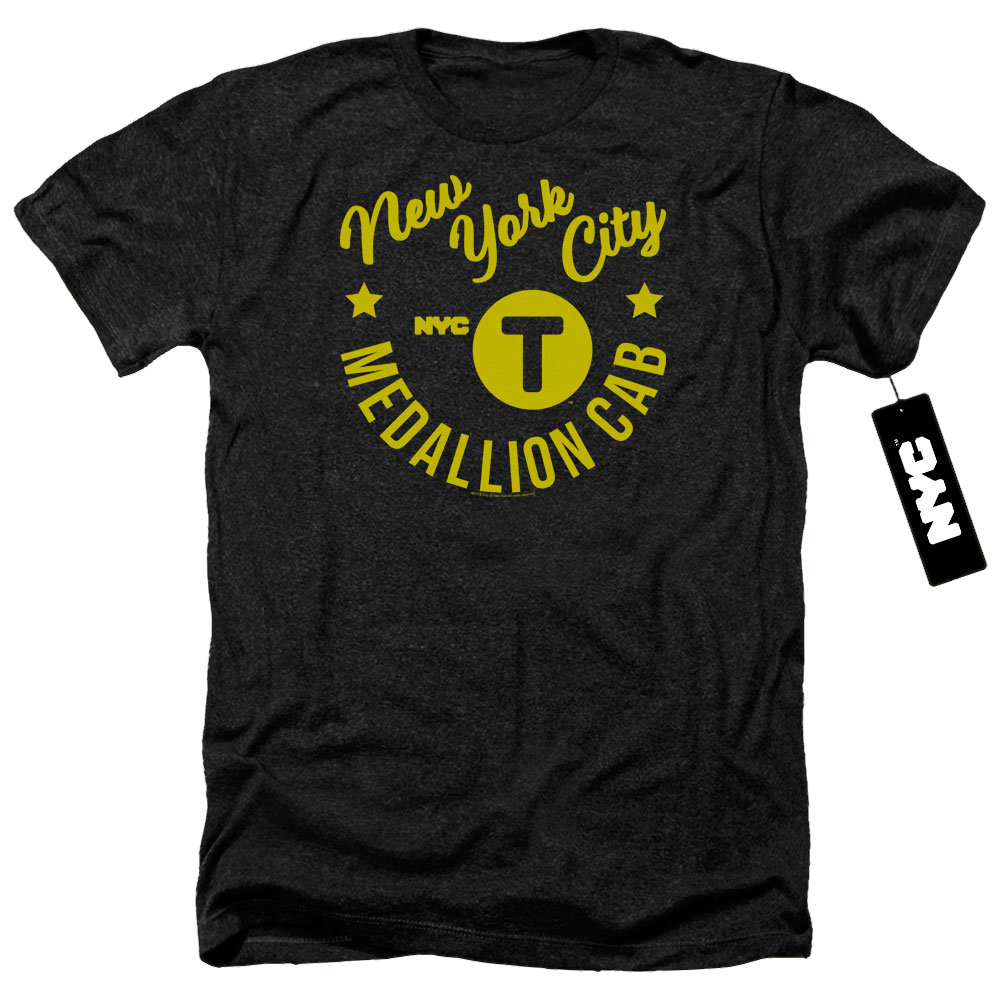 New York City Nyc Hipster Taxi Tee Men's Heather T-Shirt Men's Heather T-Shirt New York City   