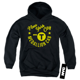 New York City Nyc Hipster Taxi Tee Youth Hoodie (Ages 8-12) Youth Hoodie (Ages 8-12) New York City   