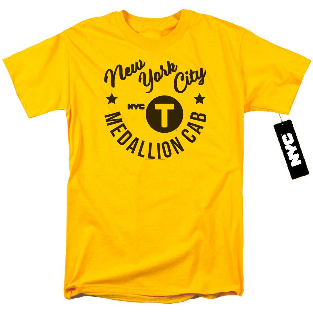 Nyc Nyc Hipster Taxi Tee - Men's Regular Fit T-Shirt Men's Regular Fit T-Shirt New York City   