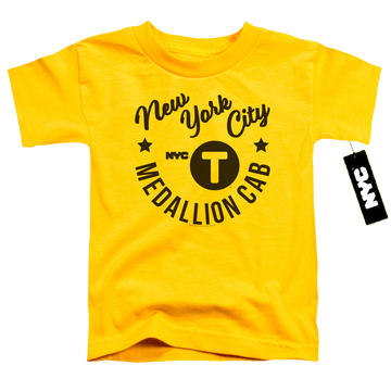 New York City Nyc Hipster Taxi Tee Toddler T-Shirt Toddler T-Shirt New York City   