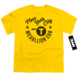 New York City Nyc Hipster Taxi Tee Youth T-Shirt (Ages 8-12) Youth T-Shirt (Ages 8-12) New York City   