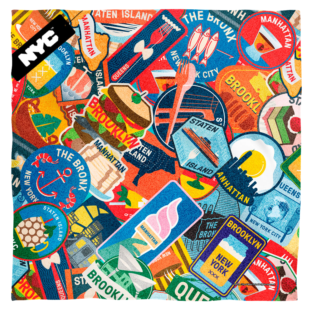 Nyc Eating Nyc - Bandana Bandanas New York City   