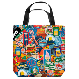 Nyc Eating Nyc - Tote Bag Tote Bags New York City   