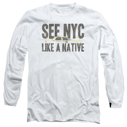 New York City Nyc Like A Native Men's Long Sleeve T-Shirt Men's Long Sleeve T-Shirt New York City   