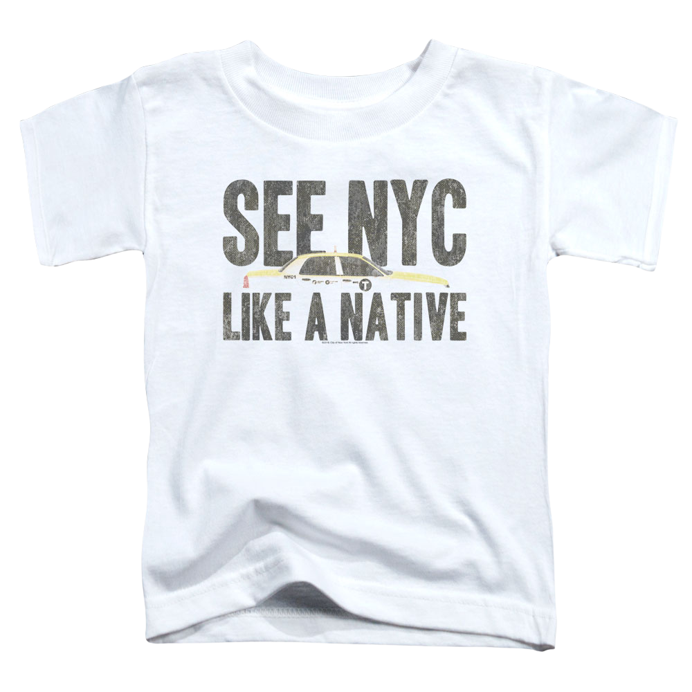New York City Nyc Like A Native Toddler T-Shirt Toddler T-Shirt New York City   