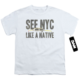 New York City Nyc Like A Native Youth T-Shirt (Ages 8-12) Youth T-Shirt (Ages 8-12) New York City   
