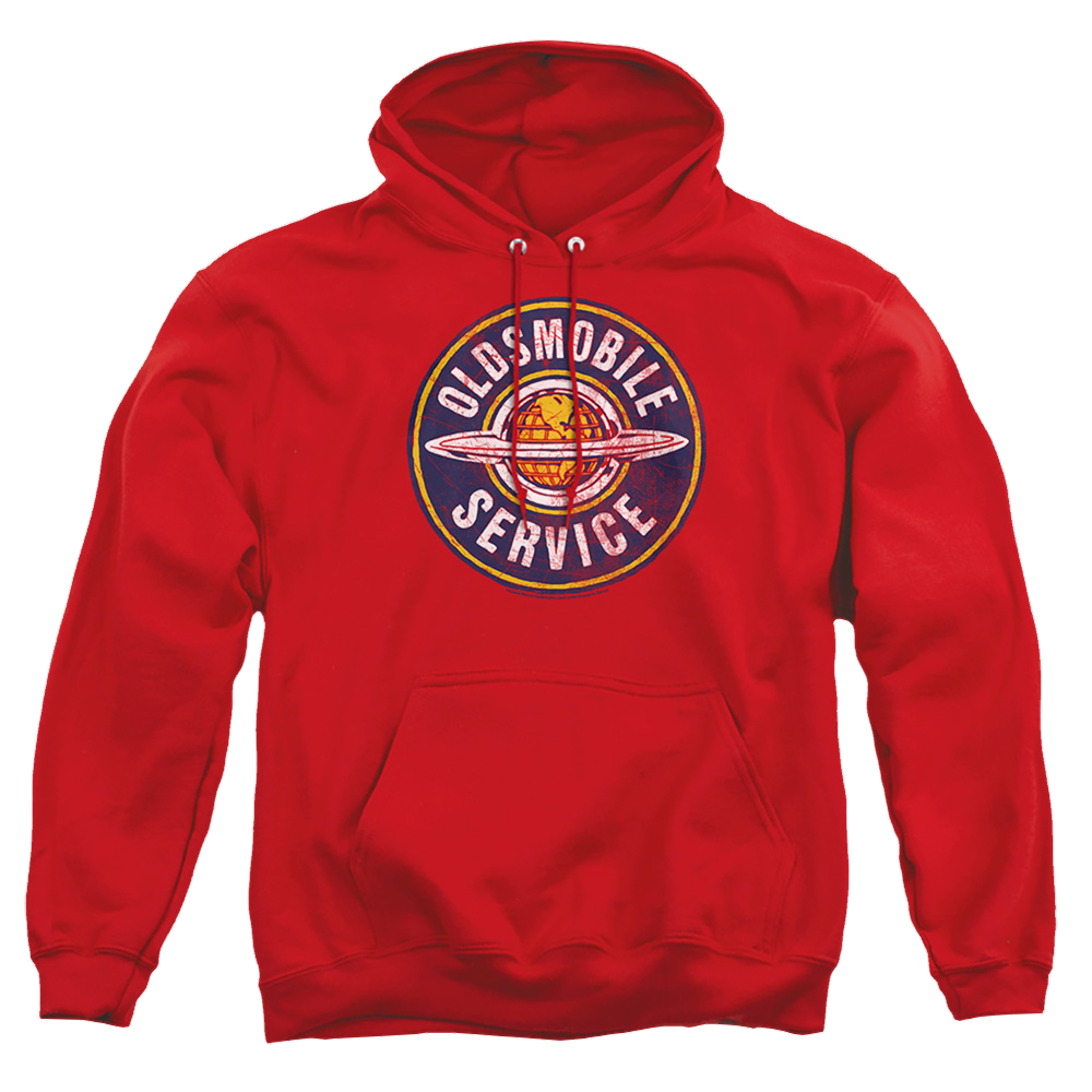 Oldsmobile Vintage Service Pullover Hoodie Pullover Hoodie Oldsmobile   