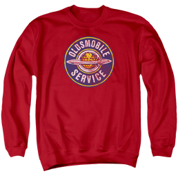 Oldsmobile Vintage Service Men's Crewneck Sweatshirt Men's Crewneck Sweatshirt Oldsmobile   