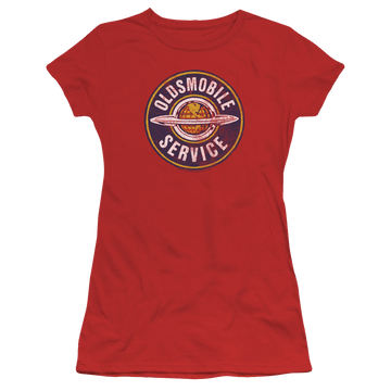 Oldsmobile Vintage Service Juniors T-Shirt Juniors T-Shirt Oldsmobile   