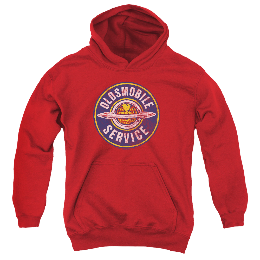 Oldsmobile Vintage Service Youth Hoodie (Ages 8-12) Youth Hoodie (Ages 8-12) Oldsmobile   